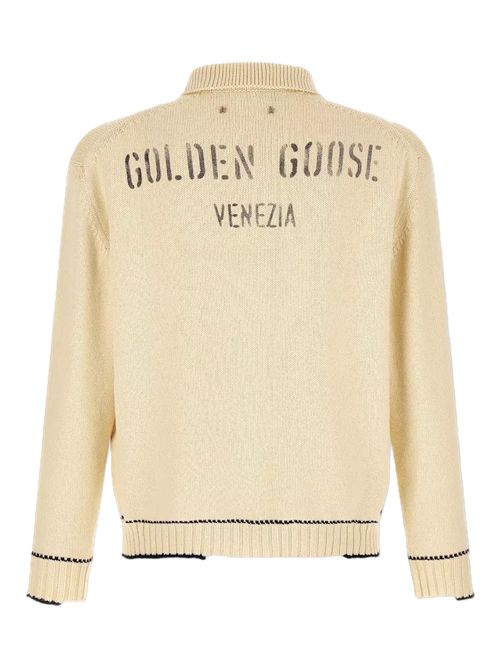 Maglione a maniche lunghe Rindley Knit Golden Goose | GMP02822.P002674.11560HERITAGE WHITE